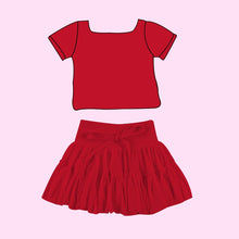Load image into Gallery viewer, PREORDER Red Tutu Set