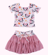 Load image into Gallery viewer, Mouse Florals Top &amp; Tutu Set
