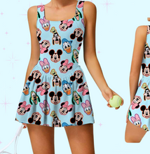 Load image into Gallery viewer, ADULT Neon Friends Dress w/ Shorts
