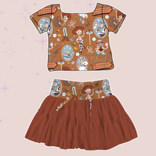 Load image into Gallery viewer, Brown Toys Top &amp; Tutu Set
