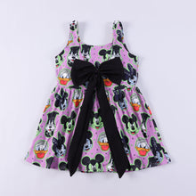 Load image into Gallery viewer, PREORDER ADULT Spooky Friends Dress w/ built in shorts
