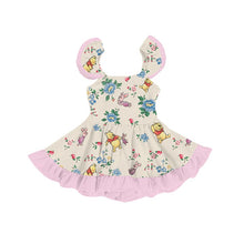 Load image into Gallery viewer, Pooh Florals Ruffle Dress

