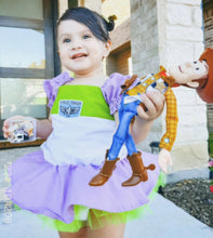 Load image into Gallery viewer, Buzz Babydoll top &amp; Tutu Bloomer set
