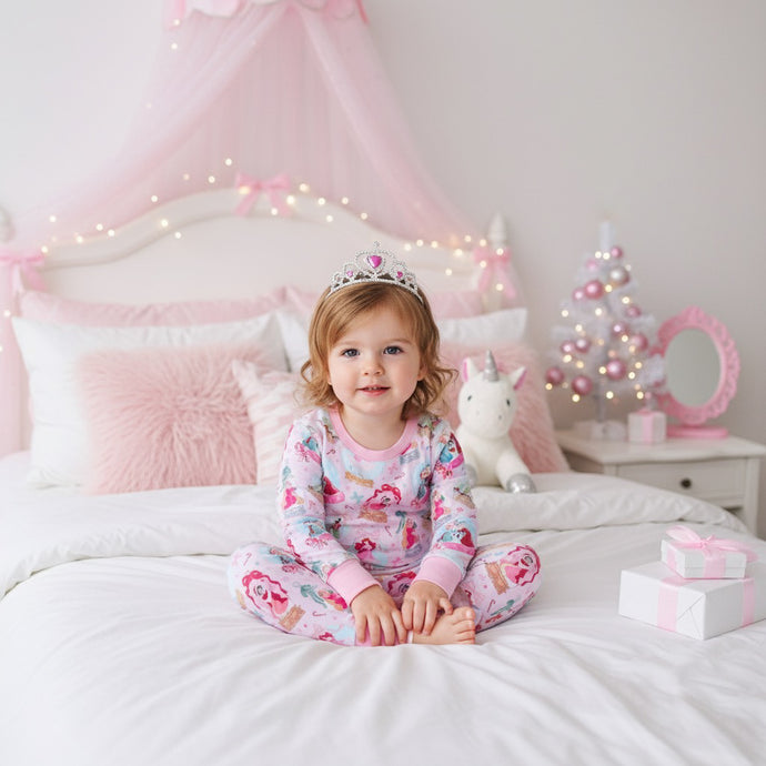 SnowGlobe Princess Kid PJ Set