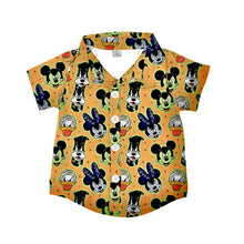 Load image into Gallery viewer, PREORDER Spooky Friends Button Down KID/ADULT (8 WEEK SHIPPING)
