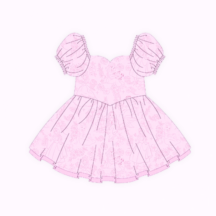 Preorder Monchrome Princess Babydoll Dress