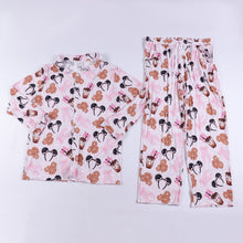 Load image into Gallery viewer, Adult Bows &amp; Pretzels Bamboo Pj
