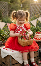 Load image into Gallery viewer, Strawbery Poof Dress
