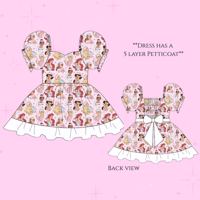 Christmas Princess Babydoll Petticoat Dress