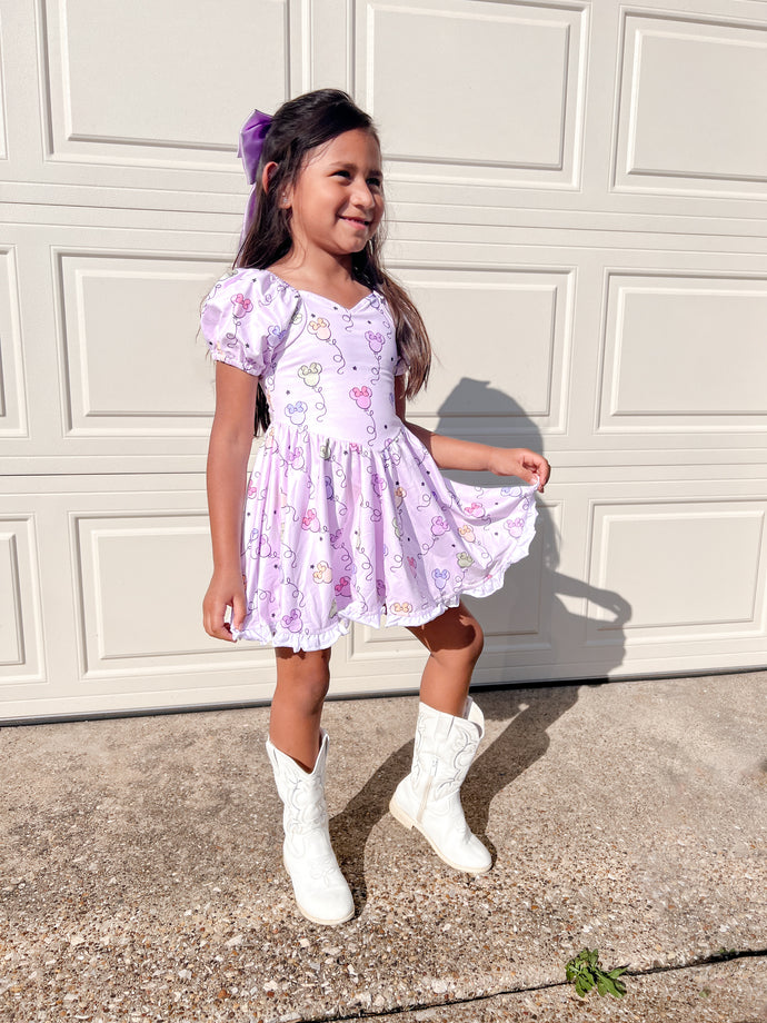 Magical Balloons Babydoll Dress